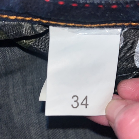 Mike Randy Distressed Bootcut Jeans 34/32 - Picture 4 of 5